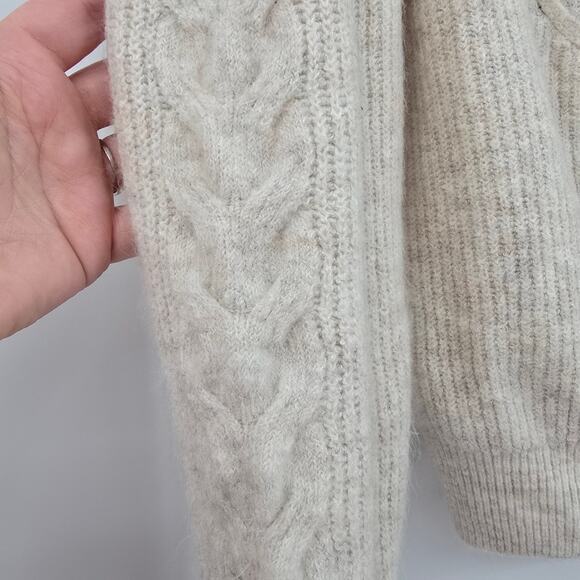 1.State Women's Brushed Knit Mock Turtleneck Open Cut Out Back Sweater Size M - Picture 10 of 14